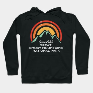 Great Smoky Mountains National Park Retro Hoodie